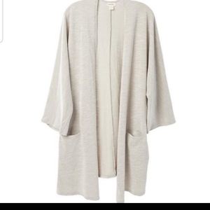 Donni Ribbed Sweater Coat